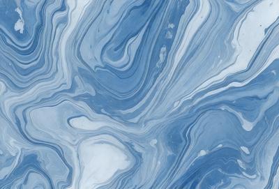 The primary subject of the image is a blue and white swirling pattern, which appears to be a painting or a digital artwork. The setting is a blue background, which complements the swirling pattern. The visual style is a mix of artistic and digital elements, creating a unique and captivating visual experience. The dominant colors are blue and white, which evoke a sense of calmness and tranquility.