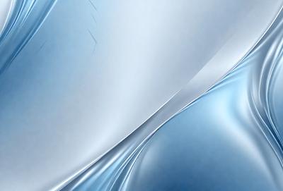 The primary subject of the image is a large, curved piece of white fabric. The setting is a room with a blue background, which adds a contrasting color to the scene. The visual style is a combination of a photo and digital art, creating a unique and artistic representation of the fabric. The colors and mood of the image are predominantly blue, giving it a calm and serene atmosphere.