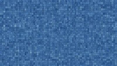 The primary subject of the image is a blue tile or wall with a pattern of blue squares. The setting is a room with a blue background, and the visual style appears to be a pattern or texture. The dominant colors are blue, and the overall atmosphere is calm and soothing.