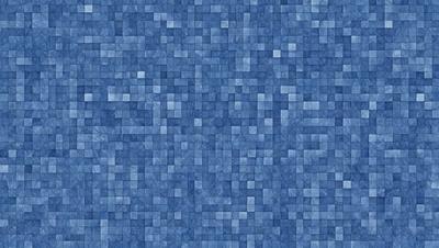 The primary subject of the image is a blue background with a pattern of blue squares. The setting is a blue sky, and the visual style is a digital art or illustration. The dominant colors are blue, and the overall atmosphere is calm and serene.