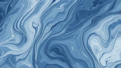 The primary subject of the image is a blue and white ocean wave. The setting is the ocean, with the wave being the main focus of the image. The visual style is a photo of the ocean, capturing the beauty of the waves. The dominant colors are blue and white, creating a serene and calming atmosphere.