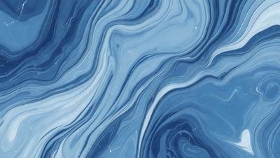 The primary subject of the image is a blue and white ocean wave. The setting is the ocean, with the wave being the main focus of the image. The visual style is a photo of the ocean, capturing the beauty of the wave. The dominant colors are blue and white, creating a serene and calming atmosphere.