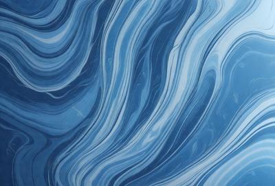The primary subject of the image is a blue and white ocean wave. The setting is the ocean, with the wave crashing against the surface. The visual style is a photo of the ocean, capturing the beauty and power of the wave. The dominant colors are blue and white, creating a serene and calming atmosphere.