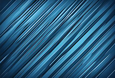 The primary subject of the image is a blue and white striped pattern. The setting is a blue background, and the visual style appears to be a digital art or illustration. The dominant colors are blue and white, creating a calm and soothing atmosphere.