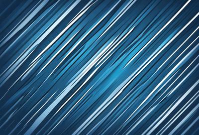 The primary subject of the image is a blue and white striped pattern. The setting is a blue background, and the visual style appears to be a digital art or illustration. The dominant colors are blue and white, creating a calm and soothing atmosphere.