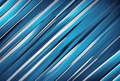 The primary subject of the image is a blue and white striped pattern. The setting is a blue background, and the visual style appears to be a digital art or illustration. The dominant colors are blue and white, creating a calm and soothing atmosphere.