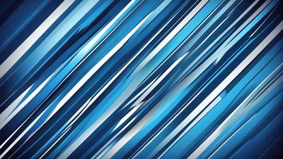 The primary subject of the image is a blue and white striped pattern. The setting is a blue background, and the visual style appears to be a digital art or illustration. The dominant colors are blue and white, creating a calm and soothing atmosphere.