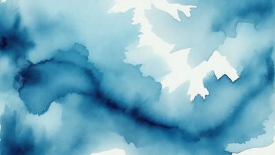 The primary subject of the image is a blue and white painting of a bird. The bird is depicted in a blue and white color scheme, with a white background. The visual style of the painting is artistic, and it appears to be a digital art piece. The colors and mood of the painting are calming and serene, with the blue and white colors creating a sense of tranquility.
