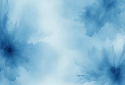 The primary subject of the image is a blue sky with a few clouds. The setting is a cloudy sky, and the visual style is a digital art or illustration. The dominant colors are blue and white, creating a calm and serene atmosphere.