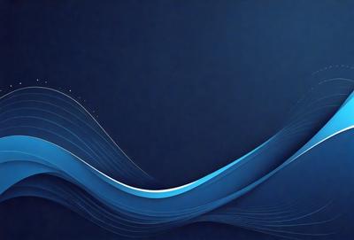The primary subject of the image is a blue wave, which is the main focus of the scene. The setting is a blue background, which creates a contrasting and visually appealing environment. The visual style of the image is digital art, as it appears to be a digital illustration or a pattern. The dominant colors in the image are blue and white, giving it a calm and serene atmosphere.