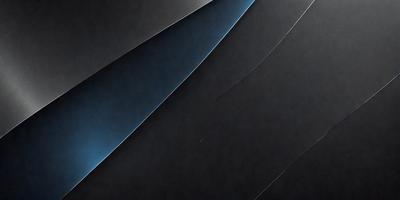The primary subject of the image is a black and blue patterned surface. The setting is a dark room, and the visual style appears to be a combination of a photo and digital art. The dominant colors are black and blue, creating a moody and dramatic atmosphere.