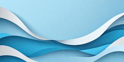 The primary subject of the image is a blue wave, which is the main focus of the scene. The setting is a blue background, which complements the blue wave. The visual style is a digital art or illustration, as the wave is depicted in a detailed and artistic manner. The dominant colors in the image are blue, which creates a calm and serene atmosphere.