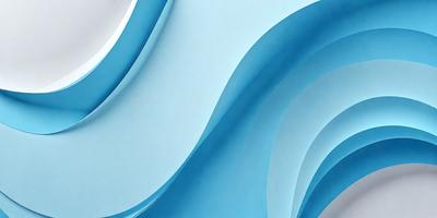The primary subject of the image is a blue wave pattern, which is the main focus of the image. The setting is a blue background, and the visual style is a digital art or illustration. The dominant colors in the image are blue and white, creating a calm and serene atmosphere.