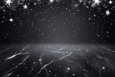 The primary subject of the image is a black and white photo of a frozen lake with a starry night background. The setting is a frozen lake with a starry night sky above it. The visual style is a black and white photo, which adds a sense of timelessness and nostalgia to the scene. The colors and mood of the image are predominantly black and white, with the starry night sky adding a touch of warmth and beauty to the otherwise cold and dark environment.