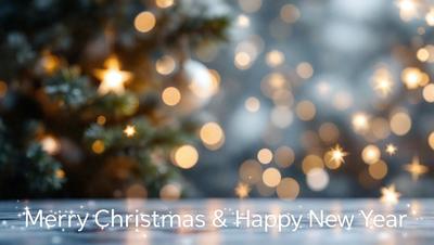 The primary subject of the image is a Christmas tree, which is adorned with lights and ornaments. The setting is a room with a Christmas tree in the corner, and the visual style is a photo. The colors and mood of the image are festive and joyful, as it captures the spirit of the holiday season.