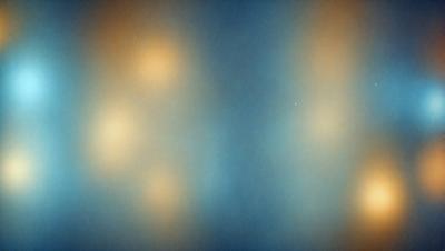 The primary subject of the image is a blue wall with a pattern of lights on it. The setting is a room with a blue background, and the visual style appears to be a digital art or illustration. The dominant colors are blue and white, creating a calm and serene atmosphere.