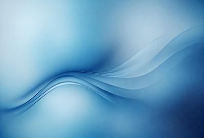 The primary subject of the image is a blue wave, which is the main focus of the scene. The wave is depicted in a digital art style, giving it a modern and visually appealing appearance. The setting is a blue background, which complements the blue wave and creates a cohesive and harmonious visual effect. The overall atmosphere of the image is serene and calming, as the blue wave represents a sense of tranquility and relaxation.