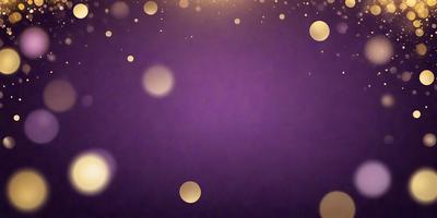 The primary subject of the image is a purple background with a pattern of yellow lights or stars. The setting appears to be a dark room, and the visual style is a combination of a photo and digital art. The dominant colors are purple and yellow, creating a mood of calmness and tranquility.