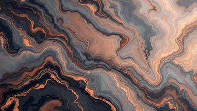 The primary subject of the image is a close-up of a rock formation, possibly a piece of wood or a stone, with a mix of black, orange, and brown colors. The setting appears to be a natural environment, possibly a forest or a rocky landscape. The visual style of the image is a close-up, which emphasizes the intricate details of the rock formation. The colors and mood of the image convey a sense of natural beauty and complexity.