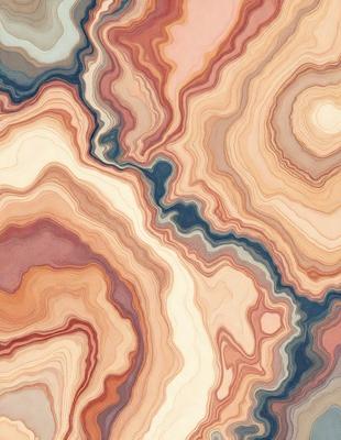 The primary subject of the image is a close-up of a rock formation, showcasing its intricate and colorful patterns. The setting is a natural environment, with the rock formation as the main focus. The visual style is a combination of photo and digital art, creating a realistic yet artistic representation of the rock formation. The colors and mood of the image are vibrant and lively, with the rock formation's patterns and colors creating a visually striking and engaging scene.