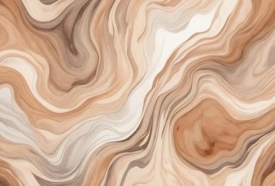 The primary subject of the image is a close-up of a wood grain pattern, showcasing the natural texture and patterns of the wood. The setting is a wooden surface, possibly a table or a piece of furniture. The visual style is a close-up of the wood grain, which gives a sense of depth and detail to the image. The colors and mood of the image are predominantly earthy tones, such as browns and beiges, which evoke a sense of warmth and natural beauty.