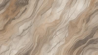 The primary subject of the image is a marble-like patterned surface, which appears to be a marble-textured wallpaper or a marble-like stone. The setting is a room with a marble-textured wall, and the visual style is a close-up of the marble-like surface. The colors and mood of the image are predominantly earthy tones, giving it a natural and elegant appearance.