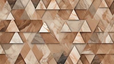 The primary subject of the image is a patterned marble surface, which is the main object, scene, or focus of the image. The setting or background consists of a marble-like pattern, which is visible on the surface. The visual style of the image is a combination of photo and digital art, as it appears to be a close-up of the marble surface with a patterned background. The colors and mood of the image are predominantly brown and earthy tones, giving it a natural and elegant appearance.