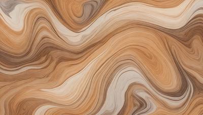 The primary subject of the image is a wooden surface with a unique and intricate pattern. The setting is a close-up of the wooden surface, showcasing the details of the pattern. The visual style is a close-up of the wooden surface, which gives a sense of depth and texture. The colors and mood of the image are predominantly brown and earthy tones, creating a warm and natural atmosphere.