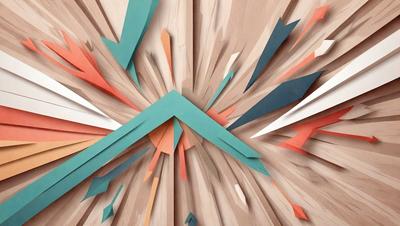 The primary subject of the image is a colorful and abstract artwork, featuring a combination of different colors and shapes. The setting is a wooden wall, which serves as the background for the artwork. The visual style of the image is a mix of digital art and illustration, creating a unique and vibrant atmosphere. The dominant colors in the artwork are orange, blue, and green, which contribute to the overall mood of the piece.