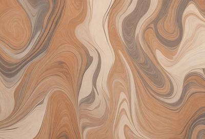 The primary subject of the image is a wooden surface with a unique and intricate pattern. The setting is a close-up view of the wooden surface, showcasing the details of the pattern. The visual style is a close-up of the wooden surface, which gives a sense of depth and texture. The colors and mood of the image are predominantly brown and earthy tones, creating a warm and natural atmosphere.