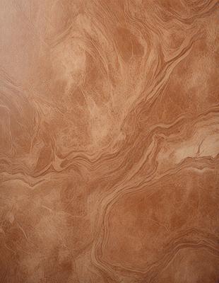 The primary subject of the image is a close-up of a brown marble wall. The setting is a room with a brown marble wall, and the visual style is a photo. The colors and mood of the image are warm and earthy, with the brown marble wall being the dominant feature.