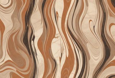 The primary subject of the image is a wooden floor with a unique and intricate design. The floor features a pattern of swirls and curves, giving it a distinct and artistic appearance. The setting is indoors, likely in a room with a wooden floor. The visual style of the image is a close-up of the wooden floor, showcasing its intricate design. The colors and mood of the image are warm and inviting, with the wooden floor serving as a focal point in the scene.