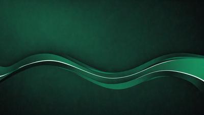 The primary subject of the image is a green and white striped design. The setting is a dark green background, which creates a contrast with the striped design. The visual style appears to be a digital art or illustration, as the design is intricate and detailed. The colors and mood of the image are predominantly dark and moody, with the green and white striped design providing a sense of movement and dynamism.