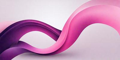 The primary subject of the image is a large, curved, pink sculpture. The setting is a white background, which provides a clean and minimalist appearance. The visual style is a combination of digital art and illustration, creating a unique and eye-catching design. The colors and mood of the image are predominantly pink, which gives the sculpture a warm and inviting feel.