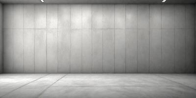 The primary subject of the image is a large, empty room with a white, concrete wall. The setting is a plain, white room with no other objects or decorations. The visual style is a black and white photo, which gives the image a classic and timeless appearance. The colors and mood of the image are predominantly neutral, with a sense of emptiness and simplicity.