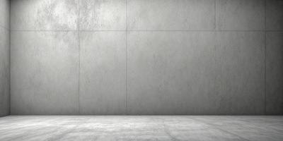 The primary subject of the image is a large, empty room with a white, textured wall. The setting is a concrete room, and the visual style is a photo. The room appears to be a large, empty space with a clean and minimalistic atmosphere.