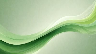 The primary subject of the image is a green wave or a green flowing line. The setting is a white background, which provides a clean and minimalist appearance. The visual style is a combination of digital art and illustration, creating a unique and artistic representation of the green wave. The colors and mood of the image are predominantly green, giving it a calming and soothing atmosphere.