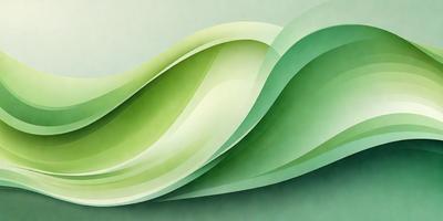 The primary subject of the image is a large, curved, and colorful wave. The wave is depicted in a digital art style, with a green and white color scheme. The setting is a blue background, which adds to the overall atmosphere of the image. The wave appears to be a part of a larger design or pattern, possibly resembling a leaf or a piece of fabric.