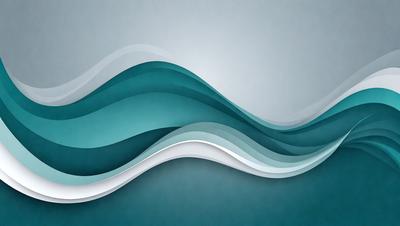 The primary subject of the image is a wave, which is the main object, scene, or focus of the image. The wave is depicted in a digital art style, with a blue and white color scheme. The setting or background of the image is a blue and white ocean, which adds to the overall atmosphere of the scene.