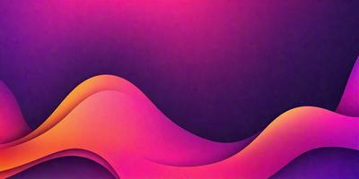 The primary subject of the image is a pink wave, which is the main focus of the scene. The wave is depicted in a pink and purple gradient, giving it a vibrant and lively appearance. The setting is a dark background, which contrasts with the bright colors of the wave. The visual style of the image is a digital art or illustration, as it is a well-crafted and detailed representation of the wave. The colors and mood of the image are energetic and uplifting,