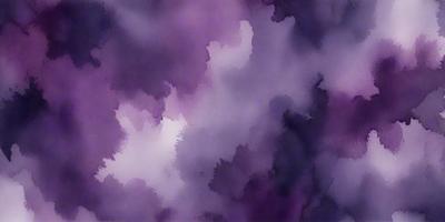 The primary subject of the image is a purple and blue cloudy sky. The setting is a purple and blue cloudy sky, and the visual style is a digital art or illustration. The colors and mood of the image are predominantly purple and blue, creating a calm and serene atmosphere.