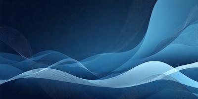 The primary subject of the image is a blue background with a pattern of waves. The setting is a dark blue sky, and the visual style is a digital art or illustration. The dominant colors are blue and white, creating a calm and serene atmosphere.