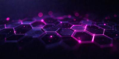 The primary subject of the image is a close-up of a purple and pink patterned surface, which appears to be a textured background. The setting is a dark background, which contrasts with the vibrant colors of the pattern. The visual style of the image is a combination of digital art and illustration, creating a unique and eye-catching design. The dominant colors in the image are purple and pink, giving the scene a warm and inviting atmosphere.