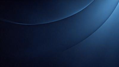 The primary subject of the image is a blue background with a curved design. The setting is a dark room, and the visual style appears to be a digital art or illustration. The dominant colors are blue and black, creating a calm and serene atmosphere.