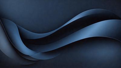 The primary subject of the image is a blue wave pattern, which is the main object, scene, or focus of the image. The setting or background is a dark blue surface, which adds to the overall atmosphere. The visual style of the image is a digital art or illustration, as it is a pattern or texture that is digitally created. The dominant colors in the image are blue and black, which contribute to a calm and serene mood.