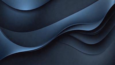 The primary subject of the image is a blue wave, which is the main focus of the scene. The setting is a dark blue background, creating a moody atmosphere. The visual style is a digital art or illustration, as the wave is depicted in a detailed and artistic manner. The dominant colors are blue and black, with the blue wave being the most prominent feature in the image.