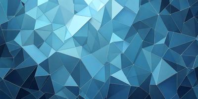 The primary subject of the image is a blue and white geometric pattern. The setting is a blue background, and the visual style appears to be a digital art or illustration. The dominant colors are blue and white, creating a calm and soothing atmosphere.
