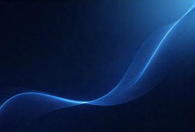 The primary subject of the image is a blue, swirling, and curved pattern. The setting is a dark blue background, which creates a contrasting and dramatic effect. The visual style is a combination of digital art and illustration, as the swirling pattern appears to be a digital creation. The colors and mood of the image are predominantly dark and moody, with the blue hues adding a sense of depth and mystery to the scene.