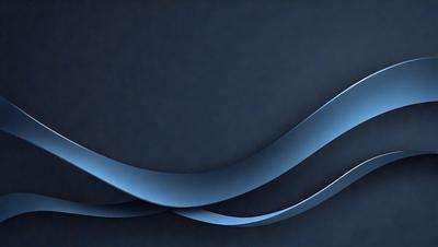 The primary subject of the image is a blue wave-like pattern or design. The setting is a dark blue background, which creates a striking contrast with the blue wave. The visual style appears to be a combination of digital art and illustration, as the wave pattern is intricately detailed and the overall atmosphere is dynamic and modern. The colors and mood of the image are predominantly blue, which adds to the calming and serene ambiance.