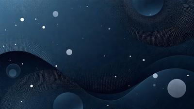 The primary subject of the image is a blue background with a pattern of stars. The setting is a night sky, and the visual style is a digital art or illustration. The dominant colors are blue and white, creating a calm and serene atmosphere.